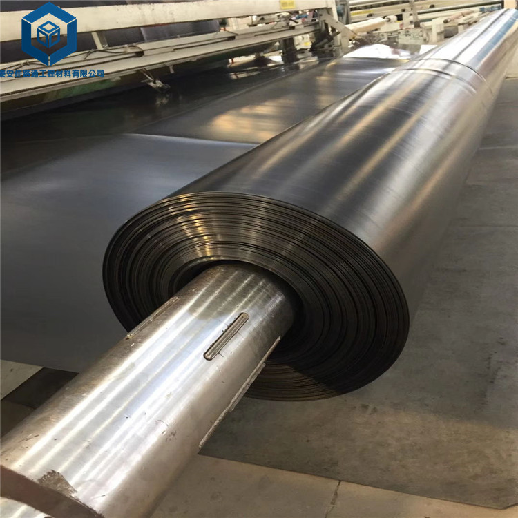 內(nèi)蒙客戶考察我公司土工膜產(chǎn)品